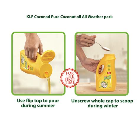KLF Coconad Coconut Oil All Weather Pack - 1 Litre – KLF Nirmal