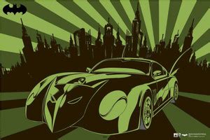 Hungover Batmobile Dcb Cool Trax Artwork Special Paper Poster Paper ...