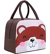 House of Quirk Insulated Reusable Lunch Bag Tote Bag for Three-Layer ...
