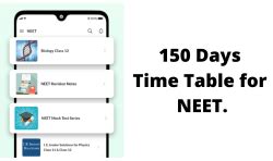 150 Days time table for NEET - Physics Class 11 PDF Download