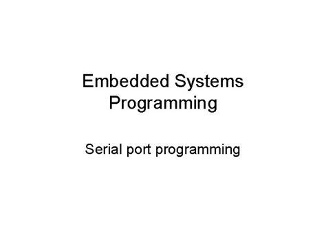 Serial Port Programming 的图像结果