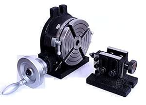 New HV6-4 Slots Rotary Table & Tailstock with Operation Manual-Milling ...