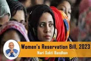 Women's Reservation Bill, 2023 | India
