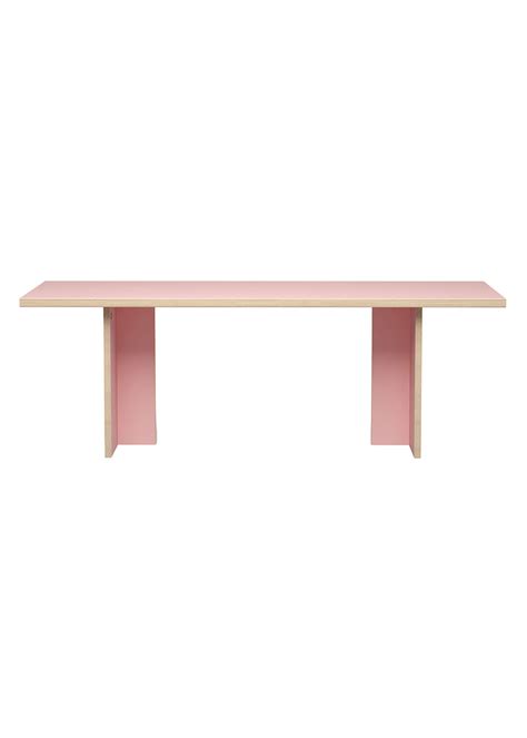 HKLiving - Dining Table, Rectangular - 220 cm - Dining Table - Pink