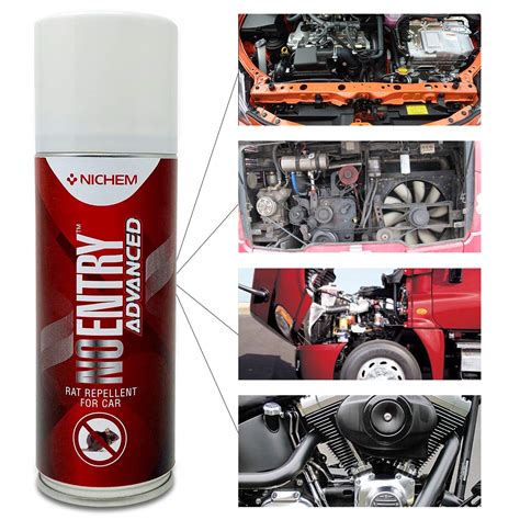 NICHEM No Entry Advanced Rat Repellent Aerosol Spray for Cars,Bitter ...