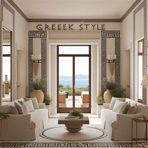Greek Style Interior Design – Key Features, Trends, and Ideas for Your Space | Paintit.ai