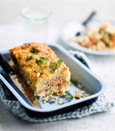 Tillillä maustettu lohi riisilaatikko   Recipe   Ruoka  