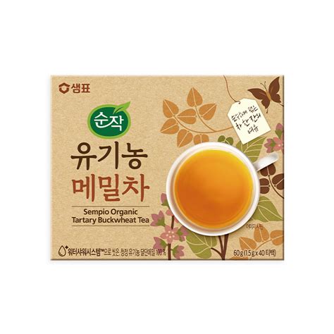 1615 Sempio Tartary Buckwheat Tea 40T 샘표 유기농 메밀차 40티백 – Koreanfood.co.in