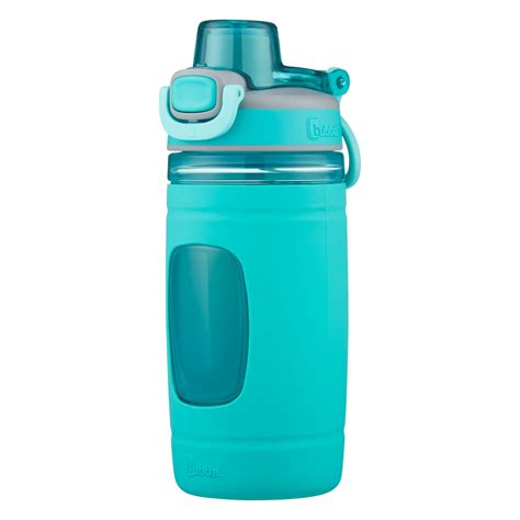 Bubba Flo Leak-proof Kids 16oz Water Bottle with Silicone Sleeve, Aqua ...