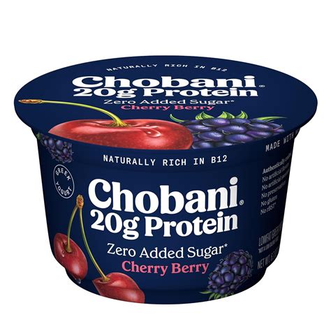 Amazon.com: Chobani® 20g Protein Lowfat Greek Yogurt Cherry Berry 6.7oz ...