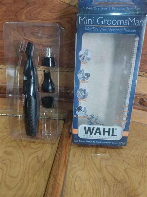 Wahl 5608-524 Cordless Mini Groomsman Grooming 3 in 1 Trimmer; 3 ...