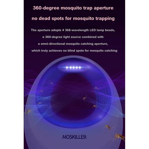 Mosquitoes Killing Lamp Fly Bug Zapper Insect Controller LED Light Pest ...
