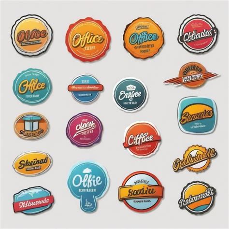 Color Logo Stickers Buy Local 的图像结果