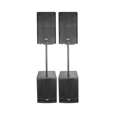 Hybrid PA15DSP & LS18A Active Speaker Combo - DJ Mix Club