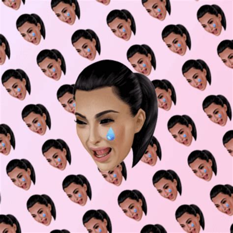 Kim Kardashian Crying Face Wallpaper