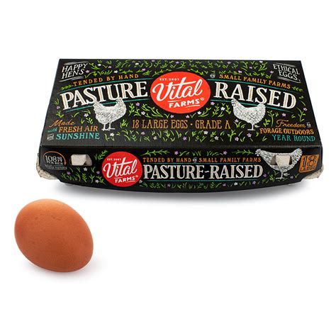 Get Vital Farms Pasture-Raised Eggs, Large 18 count Delivered | Weee ...