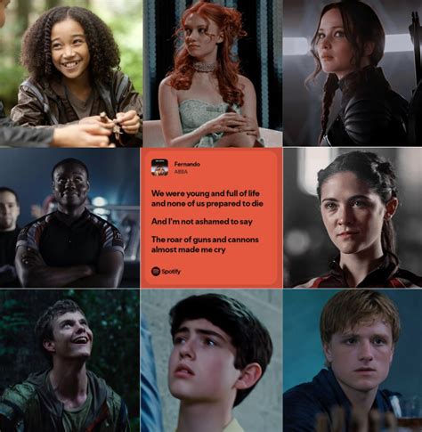 Rue, Finch, Katniss, Thresh, Clove, Marvel, Ian, and Peeta in 2025 ...