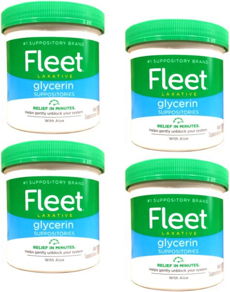 Value Pack: Fleet Glycerin Suppositories - 100 Count Nepal | Ubuy