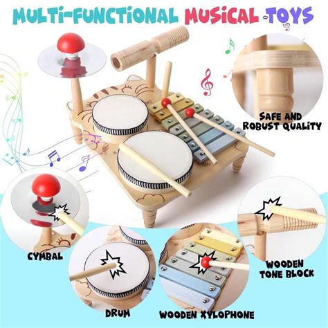 Image result for Wooden Musical Instruments Toy