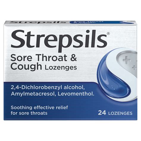 Strepsils Sore Throat & Cough Lozenges 24 Lozenges - One Stop