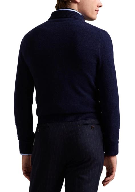 Polo Ralph Lauren Wool-Cashmere Polo-Collar Sweater | Belk