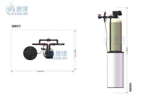 2T/H(每小时出水2吨) 全自动软化水设备-2T-软化水设备,超滤设备,反渗透设备|北京康津水处理科技有限公司