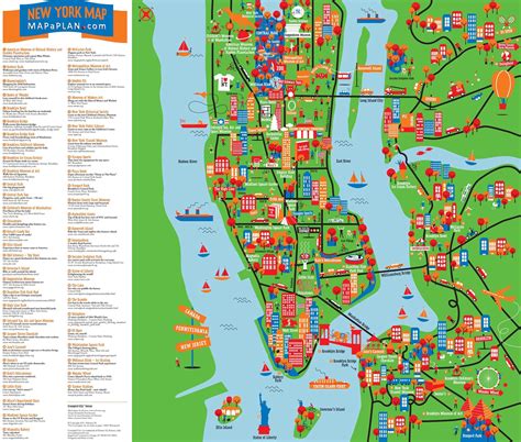 Printable Tourist Map Of New York City - Printable Sight Words List - map of new york city central park