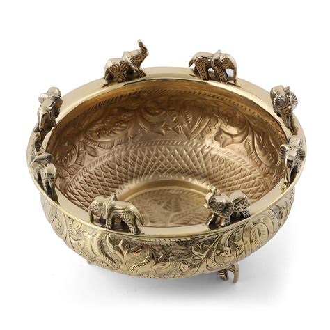Golden Elephant Urli | Urli Bowl – Easycraft