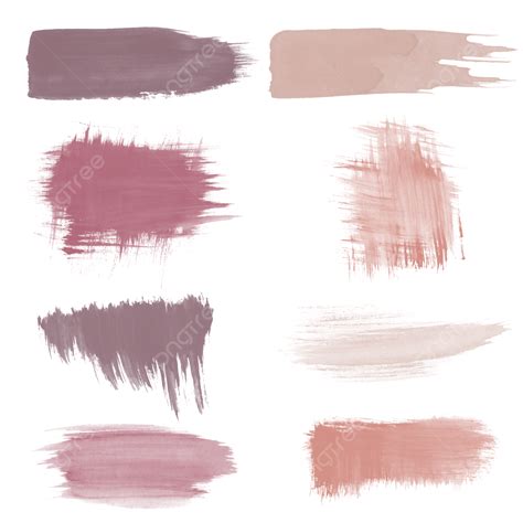 One Set Paint Brush Strokes Elemen, Paint Brush, Elemen, Brush Stroke ...