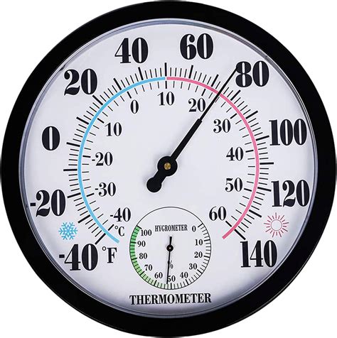 Amazon.com : Indoor Outdoor Thermometer Hygrometer - Waterproof Hanging ...