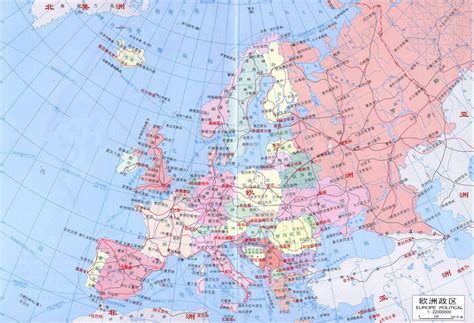 有意思的欧洲地图 各国特色啊