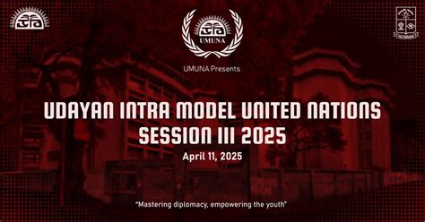Udayan Intra Model United Nations Session III 2025, 3/3 Fuller Road ...