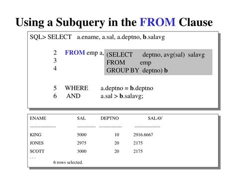 Image result for Subquery Multiple Columns