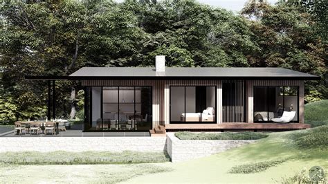 Contemporary Cabin House Plan - Modern House Plans