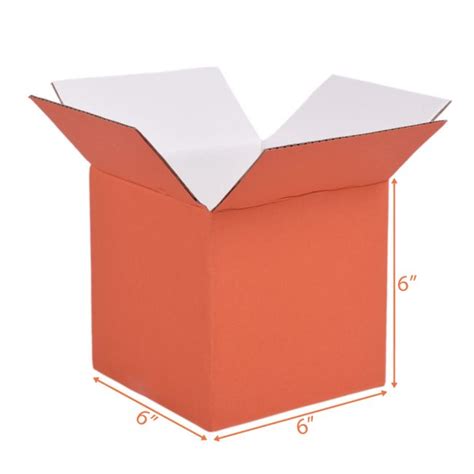 6X6X6 Orange Packing Box | Flipkart Carton Box