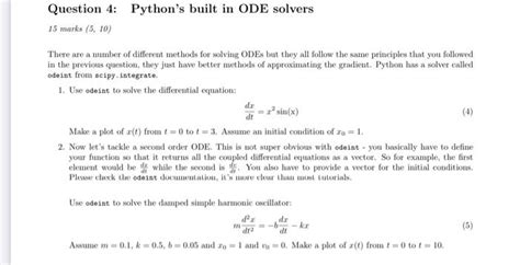Image result for Ode Solvers in Python