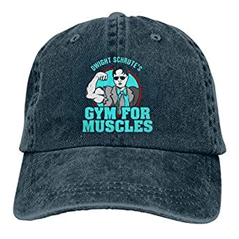 Buy Arilce Baseball Cowboy Cap,Dwight Schrute's Gym Muscles Adjustable ...