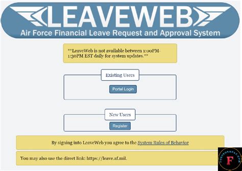 LeaveWeb: A Complete Guide to the Air Force Leave Management System ...
