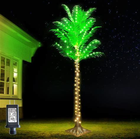 LED Lighted Palm Trees 的图像结果
