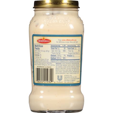 Recipes Using Bertolli Mushroom Alfredo Sauce | Besto Blog