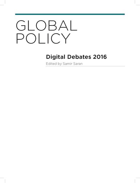 Digital Debates 2016 eBook : Saran, Samir: Amazon.in: Kindle Store