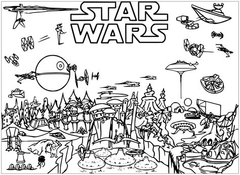 Star Wars Coloring Pages For