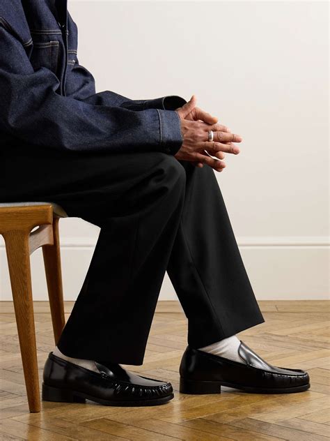 ACNE STUDIOS Leather Loafers for Men | MR PORTER