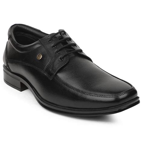 Buy Healers Black Formal Lacing Derby Shoes For Men UDL-9 By Liberty