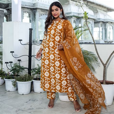 Cotton Handblock Printed Kurta Pant