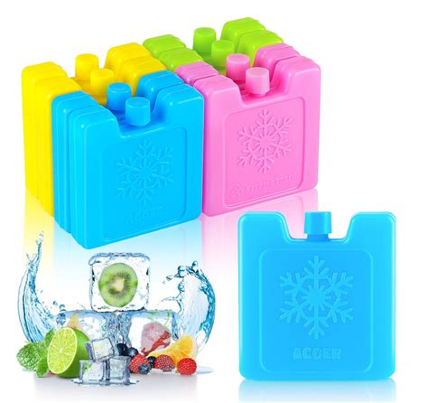 Mini Ice Packs Ice Pack Freezer Blocks For Lunch Box Cooler Bag
