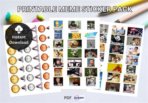 Printable Meme Stickers Collection for Teachers Meme Sticker Grading ...
