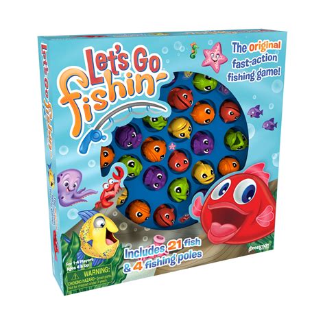 Pressman Let's Go Fishin' Game for Kids and Children, Ages 4 and Up ...