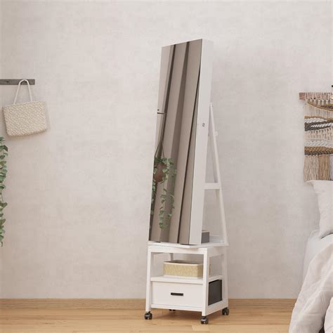 alkmaar-jewelry-armoire-floor-standing-locking-jewelry-armoire-with ...