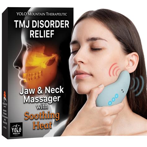 TMJ Relief Products Jaw Massager w/ Soothing Heat, Patented TMJ Massag ...